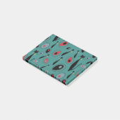 Middelcentraalmoderne atoomkattenpatroon 1.3 post-it® notes (Schuin)