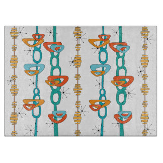 Middelcentraalmoderne glazen snijraad snijplank