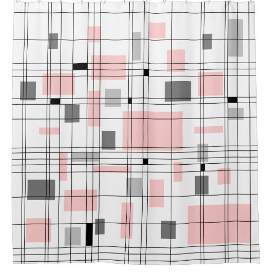 Middelcentraalnet Douchegordijn (Voorkant)