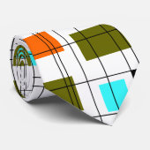 Middelcentraalnet Stropdas (Opgerold)