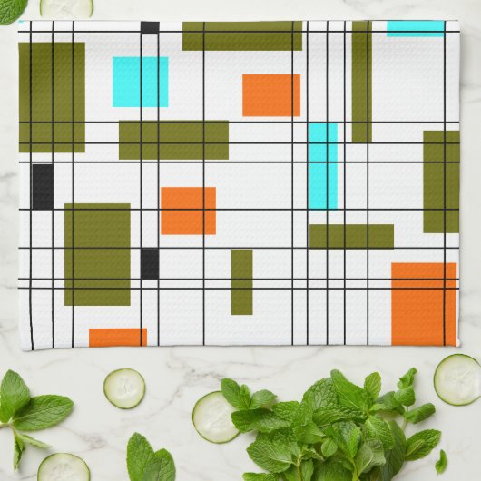 Middelcentraalnet Theedoek (Gevouwen)