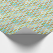 Middelcentrifugeren afdrukken - blauwe en neutrale cadeaupapier (Hoek)