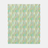 Middelcentrifugeren afdrukken - blauwe en neutrale fleece deken (Voorkant)