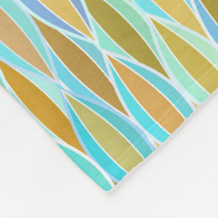 Middelcentrifugeren afdrukken - blauwe en neutrale fleece deken