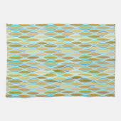 Middelcentrifugeren afdrukken - blauwe en neutrale theedoek (Horizontaal)