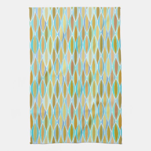 Middelcentrifugeren afdrukken - blauwe en neutrale theedoek (Verticaal)