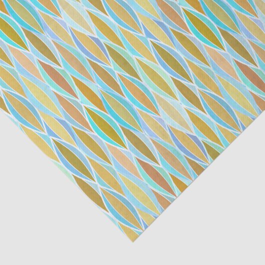 Middelcentrifugeren afdrukken - blauwe en neutrale tissuepapier (Detail)