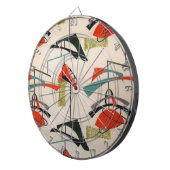 Middelcentrifugeren Modern Atomic Fabric Dart Boar Dartbord (Voorkant Rechts)