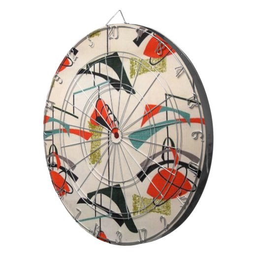 Middelcentrifugeren Modern Atomic Fabric Dart Boar Dartbord (Voorkant Rechts)