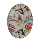 Middelcentrifugeren Modern Atomic Fabric Dart Boar Dartbord (Voorkant Links)