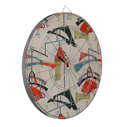 Middelcentrifugeren Modern Atomic Fabric Dart Boar Dartbord (Voorkant Links)