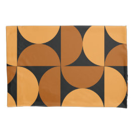 Middelcentury Modern Burnt Clay en Mocha Kussensloop