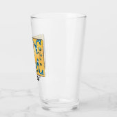 Middeleeuwen, verlicht, letter C Monogram Glas (Links)