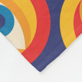 Middeleeuws: abstract geometrisch. fleece deken (Hoek)