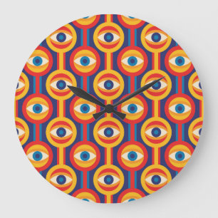 Middeleeuws: abstract geometrisch. grote klok