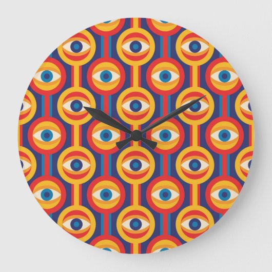 Middeleeuws: abstract geometrisch. grote klok (Voorkant)