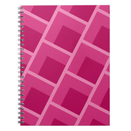 Middeleeuws abstract roze geometrisch notitieboek