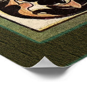 Middeleeuws Belgisch Wapen Poster (Hoek)