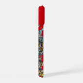 MIDDELEEUWS BESTIARIUM OORLOG, RIDDERS, REUZENSLAK iPhone 15 CASE (Rechterkant)