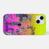 MIDDELEEUWS BESTIARIUM OORLOG, RIDDERS, REUZENSLAK iPhone 15 CASE (Achterkant horizontaal)