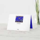 MIDDELEEUWS BESTIARIUM,VLIEGENDE VLEERMUIZEN BOSDI FEESTDAGEN KAART (Achterkant)