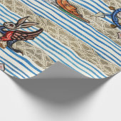 MIDDELEEUWS BESTIARIUM, ZEE MONSTERS FANTASIEDIERE CADEAUPAPIER (Hoek)