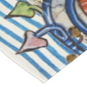 MIDDELEEUWS BESTIARIUM, ZEE MONSTERS FANTASIEDIERE TAFELKLEED (Gekanteld)