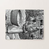 "Middeleeuws bier & bier brouwen" Legpuzzel (Horizontaal)