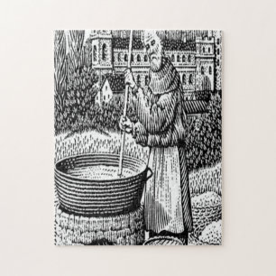 "Middeleeuws bier & bier brouwen" Legpuzzel