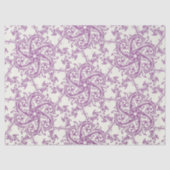 middeleeuws bloemenpatroon tissuepapier (Voorkant)