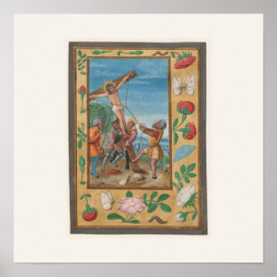 Middeleeuws Boek der Uren - Verlucht Kunst Poster