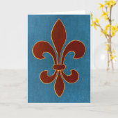 middeleeuws borduurwerk kaart (Gele Bloem)