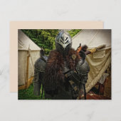 middeleeuws briefkaart (Voorkant / Achterkant)