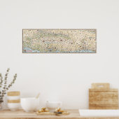 Middeleeuws Californië kaart Poster (Keuken)