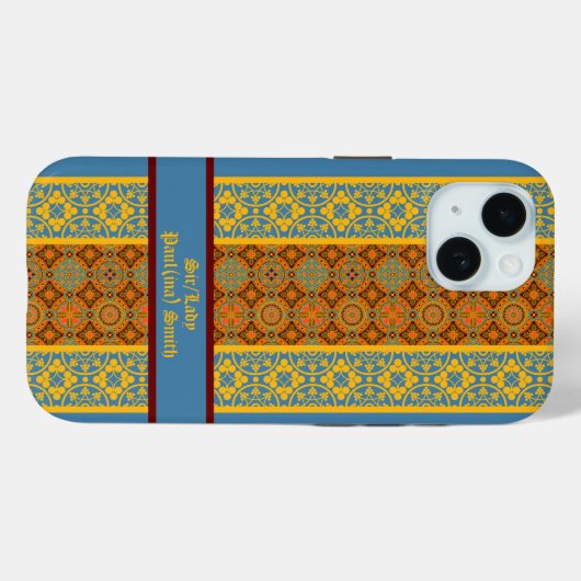 Middeleeuws Case-Mate iPhone Case (Achterkant (horizontaal))