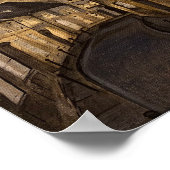 Middeleeuws dorp Bayeux Frankrijk Poster (Hoek)