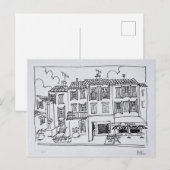 Middeleeuws dorp Biot, Frankrijk Briefkaart (Voorkant / Achterkant)