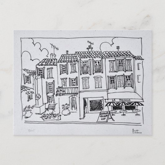 Middeleeuws dorp Biot, Frankrijk Briefkaart (Voorkant)