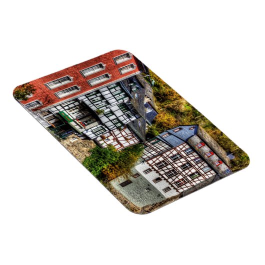 Middeleeuws dorp Monschau in Duitsland Magneet (Rechterzijde)