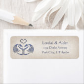 Middeleeuws Drakenadres Etiket (Insitu)