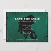 Middeleeuws Drakenzwaard Save the Date Magnetische Uitnodiging (Voorkant)