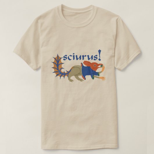 Middeleeuws eekhoorn ding T-shirt (Design voorkant)