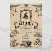 middeleeuws folie uitnodiging (Voorkant)