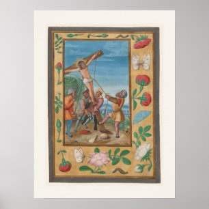 Middeleeuws Getijdenboek - Verlucht Kunst Poster