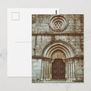 Middeleeuws gotisch portaal in Santiago de Antas Briefkaart