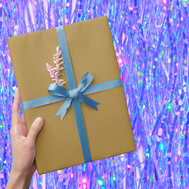 Middeleeuws goud effen kleur cadeaupapier