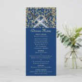 middeleeuws goud menu (Staand voorkant)