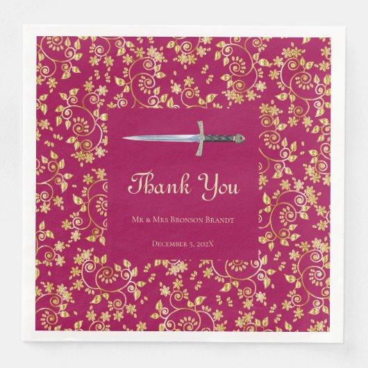 middeleeuws goud servet (Voorkant)