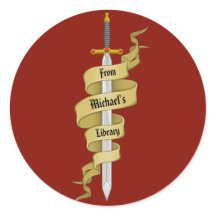 Middeleeuws gouden zwaard uit de bibliotheek van