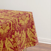 Middeleeuws havik- en hondenpatroon tafelkleed (Voorbeeld)